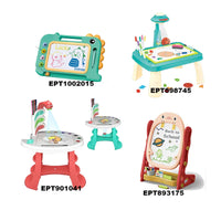 HKM-859475 Magic Erasable Drawing Board for Kids with Projection and Music, Ages 2-4