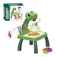 HKM-859475 Magic Erasable Drawing Board for Kids with Projection and Music, Ages 2-4
