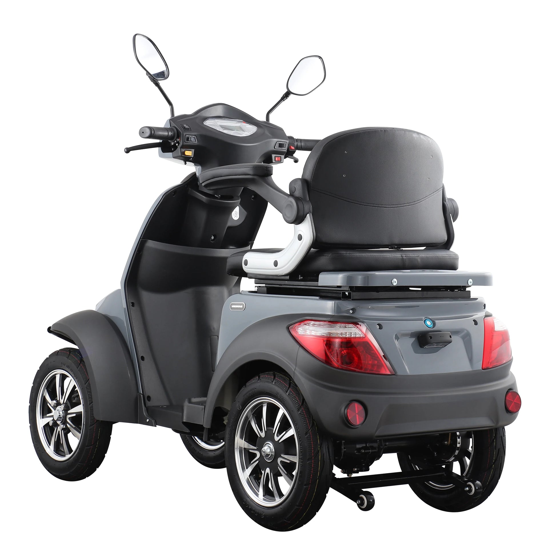 KTX-859539 1000W 4-Wheel Electric Scooter with Lead-Acid Battery, 40-60km Range, LED Light