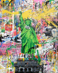 HKM-859667 Digital Landscape Painting - DIY Graffiti Art Mural Kit for Living Room and Bedroom