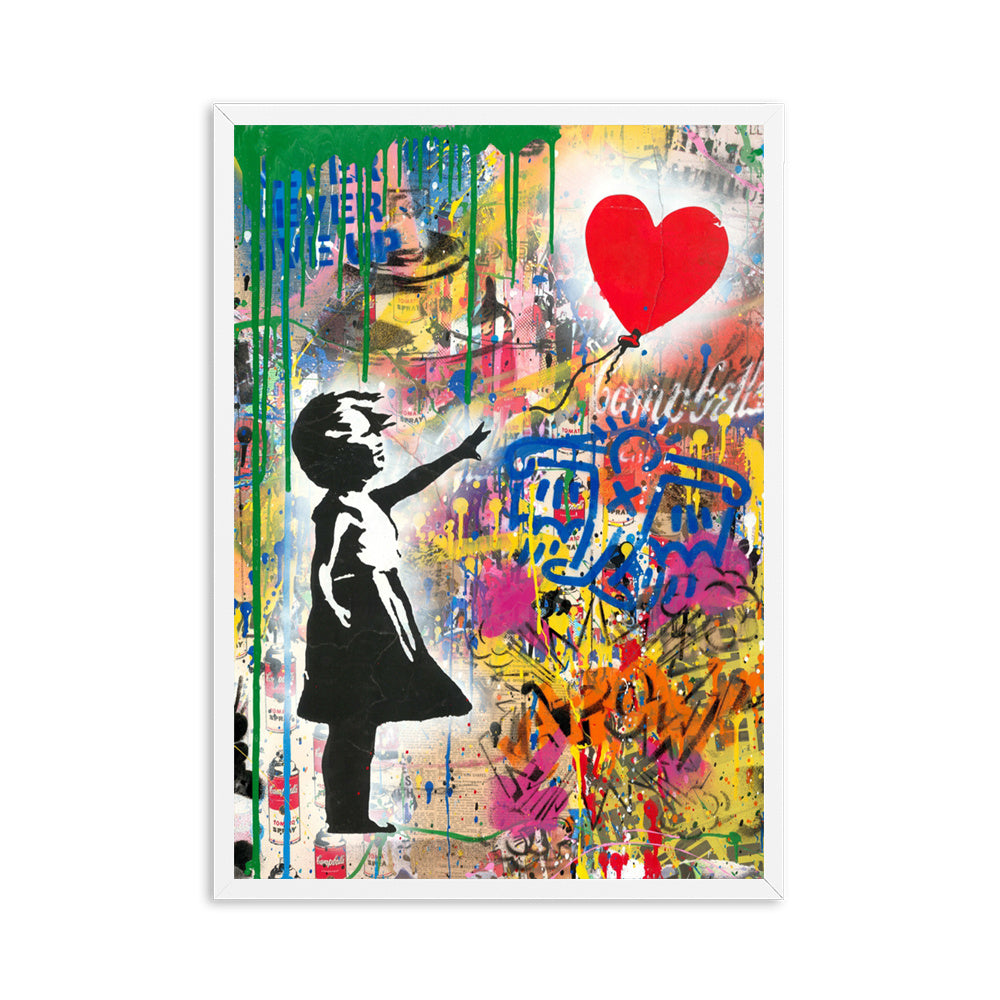 HKM-859667 Digital Landscape Painting - DIY Graffiti Art Mural Kit for Living Room and Bedroom