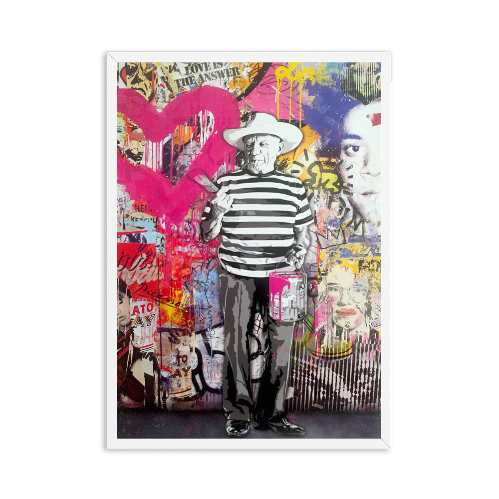 HKM-859667 Digital Landscape Painting - DIY Graffiti Art Mural Kit for Living Room and Bedroom