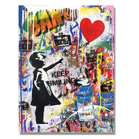 HKM-859667 Digital Landscape Painting - DIY Graffiti Art Mural Kit for Living Room and Bedroom