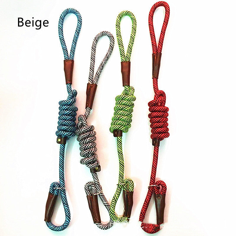 HKM-859667 Medium Dog Training Leash in Multiple Colors - Durable Nylon, 1.2m Length