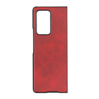 HKM-859923 Two-Color Cow Pattern Folding Screen Phone Case for Samsung Z Fold 2 5G