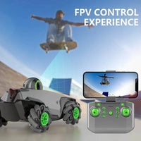 HKM-860243 Remote Control Stunt Car with 3-Axis Gimbal Camera for Kids, Indoor/Outdoor Use, 2.4G RC Vehicle