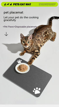 HKM-860371 Pet Feeding Mat Dogs And Cats Placemat Washable And Reusable Dog Training Absorbent Urine Pad Quick-drying