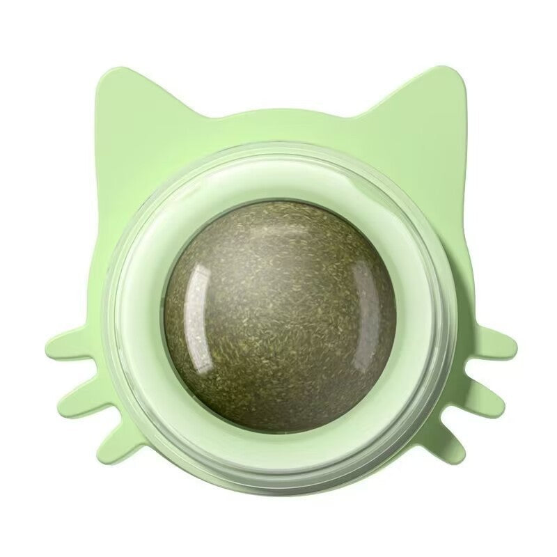 HKM-860435 Catnip Ball Wall Edible Rotating