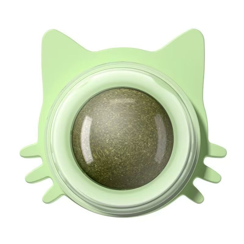 HKM-860435 Catnip Ball Wall Edible Rotating