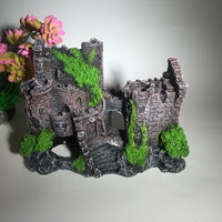 HKM-860499 European Style Resin Castle Decoration for Aquariums - 17 x 6 x 13 cm