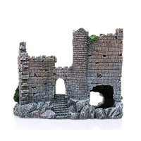 HKM-860499 European Style Resin Castle Decoration for Aquariums - 17 x 6 x 13 cm