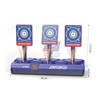 HKM-860627 Electric Light Sound Target Machine for Kids - Shooting Practice Toy Ages 5-13