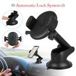 HKM-860883 Telescopic Mobile Navigation Bracket for Smartphones - Black and Yellow