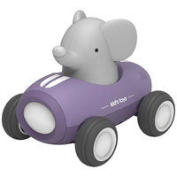 HKM-861075 Cute Animal Friction Car Toys for Kids – Rabbit and Dinosaur Design with Light, Pull Back Action, Ages 5 and Up