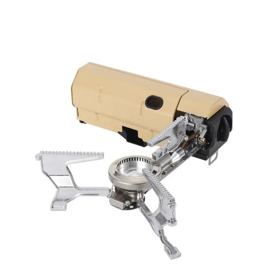 KTX-861331 Folding Gas Stove with Adjustable Flame for Outdoor Camping Activities