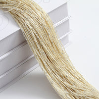 HKM-861523 Flashing Silver Thread Door Curtain - Modern Silk Design, Multiple Colors, 3x3 Meters