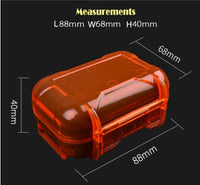 HKM-861715 Anti-Stress Earphone Storage Bag - Durable Plastic, 50kg Load Capacity, Compact Size 88x68x40mm