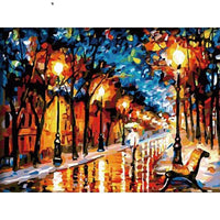 HKM-861971 Abstract Digital Oil Painting for Bedroom and Living Room Decor