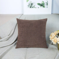 HKM-862035 Corn Kernels Solid Color Pillowcase Cover in Various Shades - Modern Nylon Polyester Design, 45x45cm