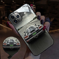 HKM-862227 Luminous TPU and Glass Back Cover for Popular Smartphone Models