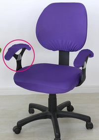 HKM-862355 Stretchable Office Chair Cover with Armrest – Universal Fit, Soft Polyester & Spandex Design