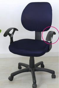 HKM-862355 Stretchable Office Chair Cover with Armrest – Universal Fit, Soft Polyester & Spandex Design