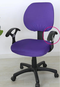 HKM-862355 Stretchable Office Chair Cover with Armrest – Universal Fit, Soft Polyester & Spandex Design