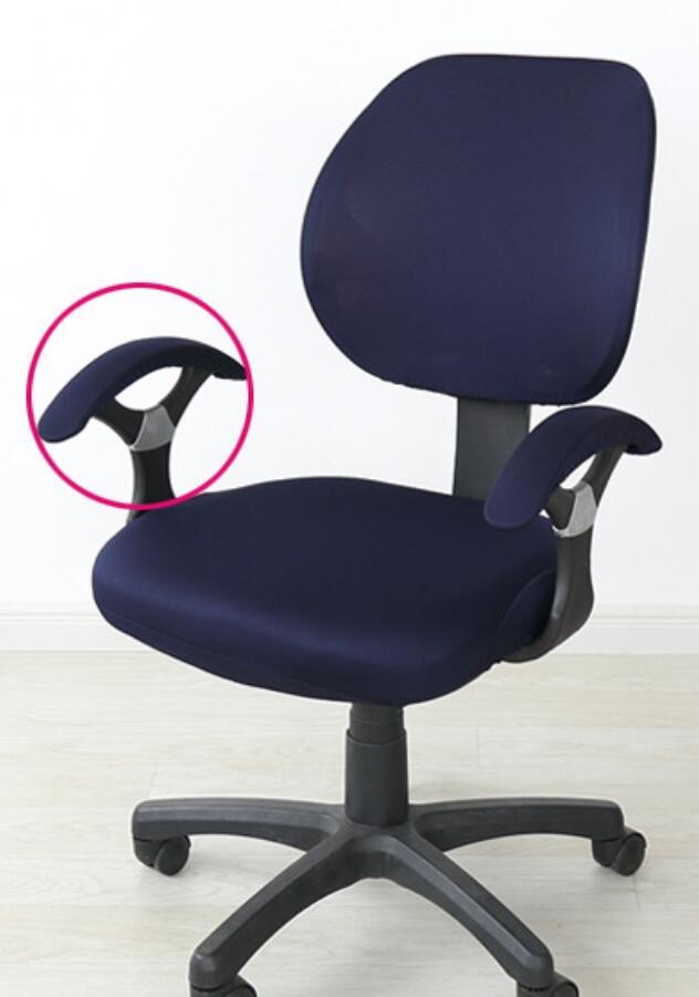 HKM-862355 Stretchable Office Chair Cover with Armrest – Universal Fit, Soft Polyester & Spandex Design