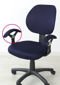 HKM-862355 Stretchable Office Chair Cover with Armrest – Universal Fit, Soft Polyester & Spandex Design