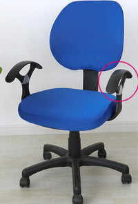 HKM-862355 Stretchable Office Chair Cover with Armrest – Universal Fit, Soft Polyester & Spandex Design