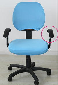 HKM-862355 Stretchable Office Chair Cover with Armrest – Universal Fit, Soft Polyester & Spandex Design