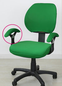 HKM-862355 Stretchable Office Chair Cover with Armrest – Universal Fit, Soft Polyester & Spandex Design