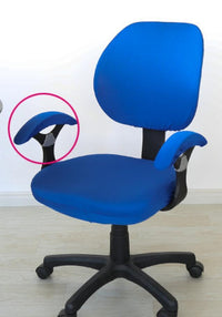 HKM-862355 Stretchable Office Chair Cover with Armrest – Universal Fit, Soft Polyester & Spandex Design