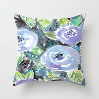 HKM-862419 Graffiti Flower Print Pillowcase for Modern Living Room Decor - 45x45cm
