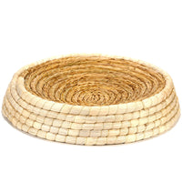 HKM-862483 Natural Rattan Cat Litter Nest Made from Straw - 31cm Diameter