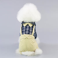 HKM-862547 Spring and Summer Cotton Pet Clothing in Yellow and Khaki for Small to XXL Dogs