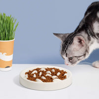HKM-862739 Dogs And Cats Slow Feeding Bowl Pet Bowl Cat Slow Tableware Feeder
