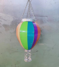 HKM-862739 Solar Powered Outdoor Hot Air Balloon Lantern for Garden and Holiday Decor 30cm