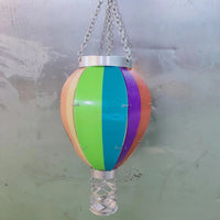 HKM-862739 Solar Powered Outdoor Hot Air Balloon Lantern for Garden and Holiday Decor 30cm