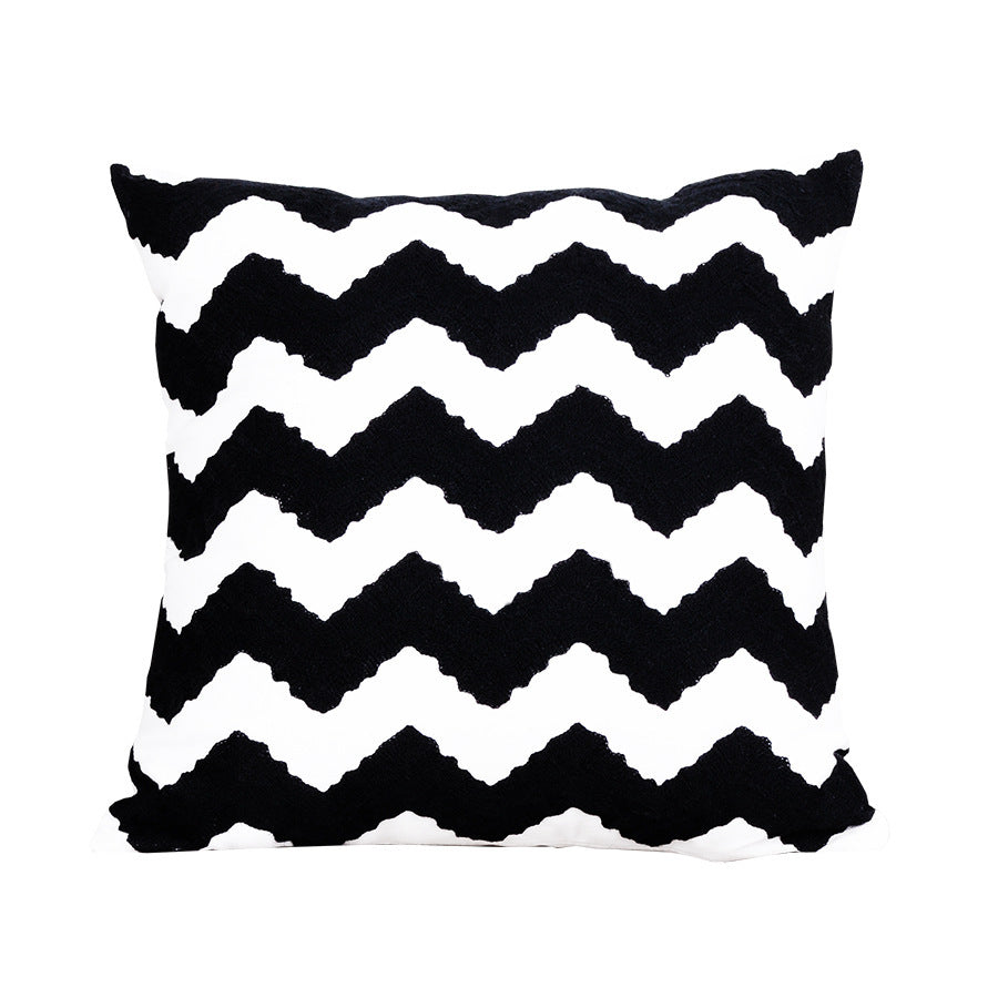 HKM-862803 Modern Geometric Abstract Cotton Pillowcase 45x45cm in Various Patterns