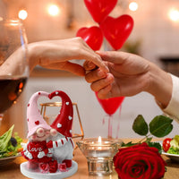HKM-862931 Resin Dwarf Statue Ornament for Valentine's Day Decorative Gift