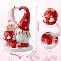 HKM-862931 Resin Dwarf Statue Ornament for Valentine's Day Decorative Gift