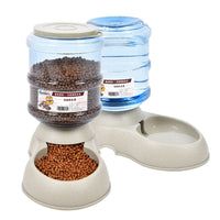 HKM-862995 Pet Food Dispenser for Dogs and Cats - 3.75L Capacity, Food-Grade Plastic, Easy Assembly
