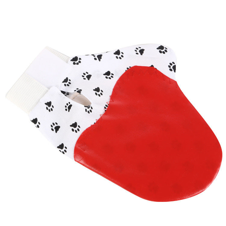 HKM-863059 Silicone Pet Grooming Glove for Gentle Bathing and Deshedding for Dogs and Cats