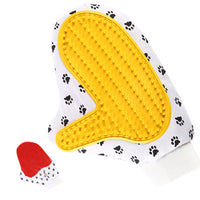 HKM-863059 Silicone Pet Grooming Glove for Gentle Bathing and Deshedding for Dogs and Cats
