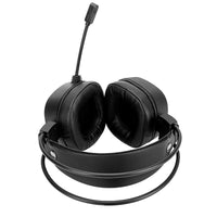 HKM-863187 RGB Head-mounted Gaming Headset with 50mm Drivers and USB Power Supply
