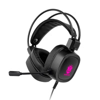 HKM-863187 RGB Head-mounted Gaming Headset with 50mm Drivers and USB Power Supply