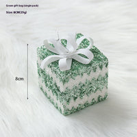 HKM-863251 Dark Green Flocking Christmas Ball Ornaments - Decorative Tree Pendant Set 9 Pack