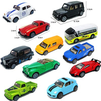 HKM-863379 1/55 Scale Pull Back Diecast Alloy Car Model Toy Set for Kids