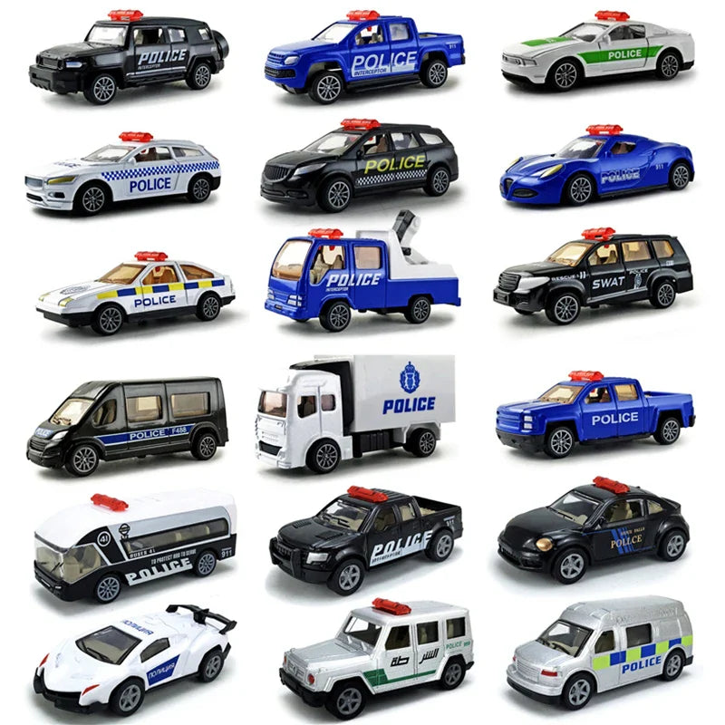 HKM-863379 1/55 Scale Pull Back Diecast Alloy Car Model Toy Set for Kids